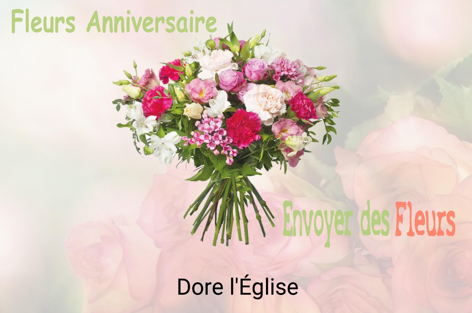 Bouquet de fleurs d’anniversaire livré à Dore-l'Église