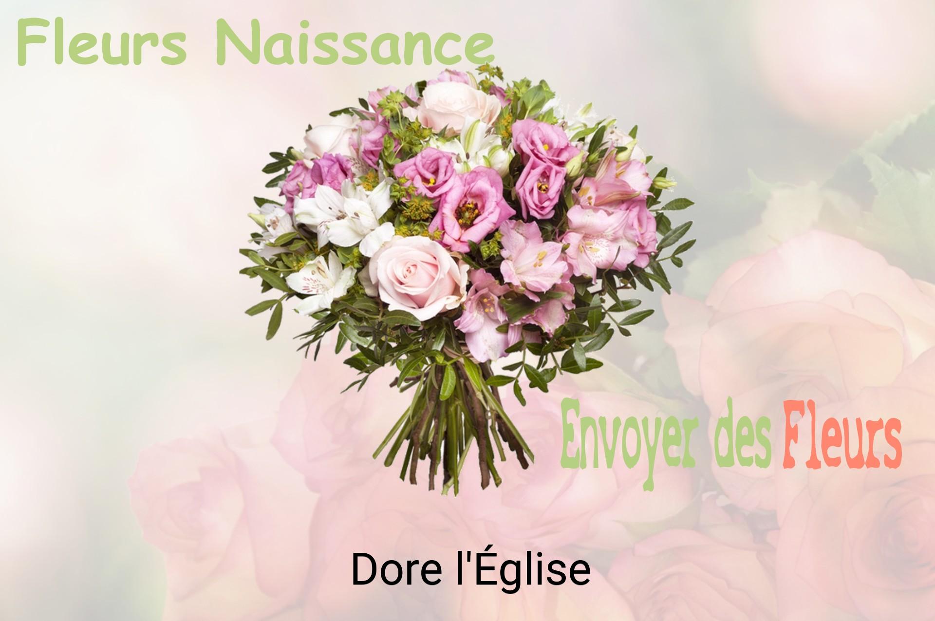 Bouquet de fleurs de naissance livré à Dore-l'Église